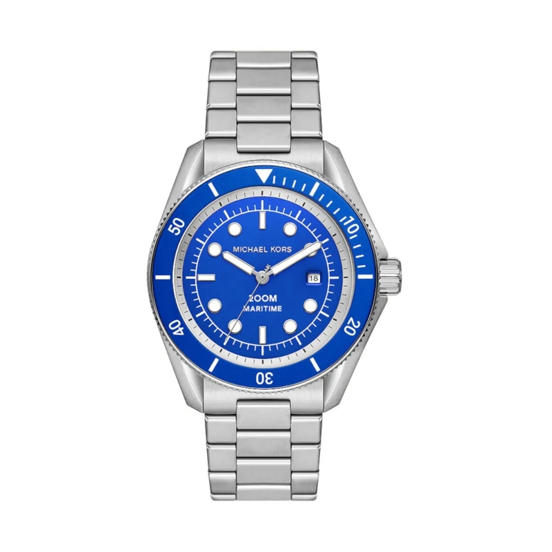 Michael Kors Chronograph Maritime Uhr Silber