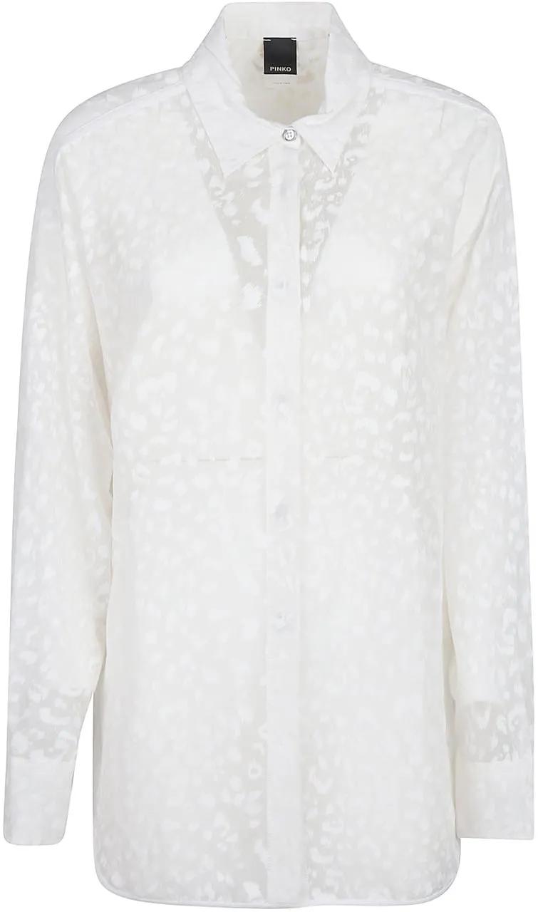 Thumbnail - Pinko - Chad Shirt White - Größe M/L - weiß