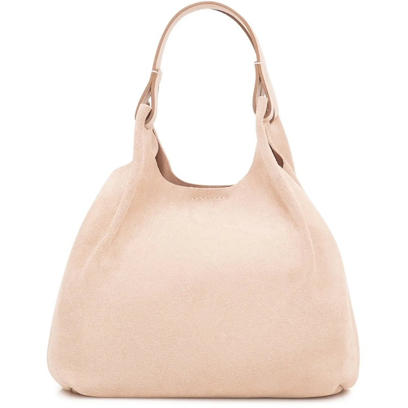 Gianni Chiarini Tote Borsa a Spalla Dua in Pelle Scamosciata beige(Image 4)