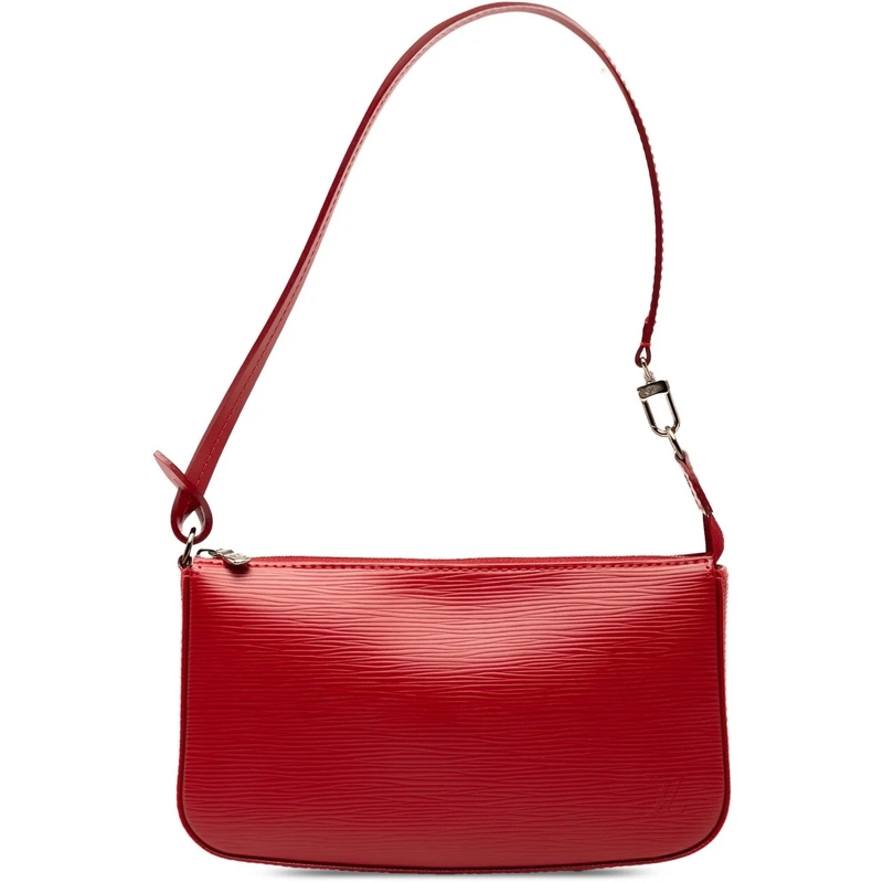 Louis Vuitton Schultertasche Epi Pochette Accessoires rot
