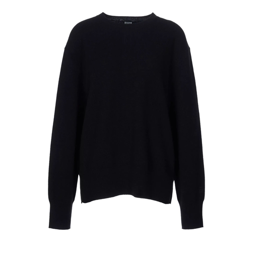 TOTEME Crew-Neck Cashmere Knit black Jumper i kashmir