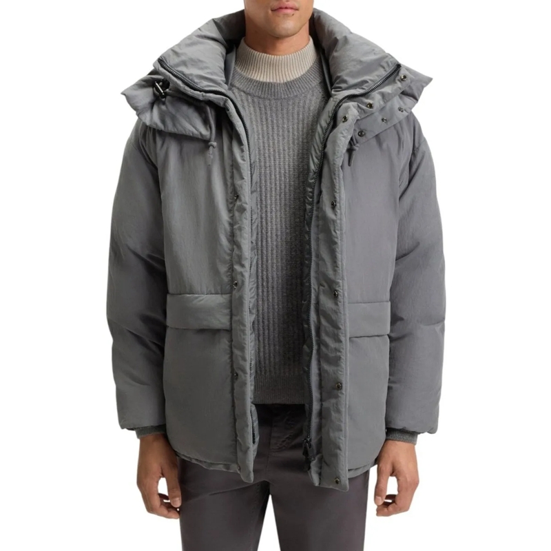 Boss Daunenjacke Heren Jas grau