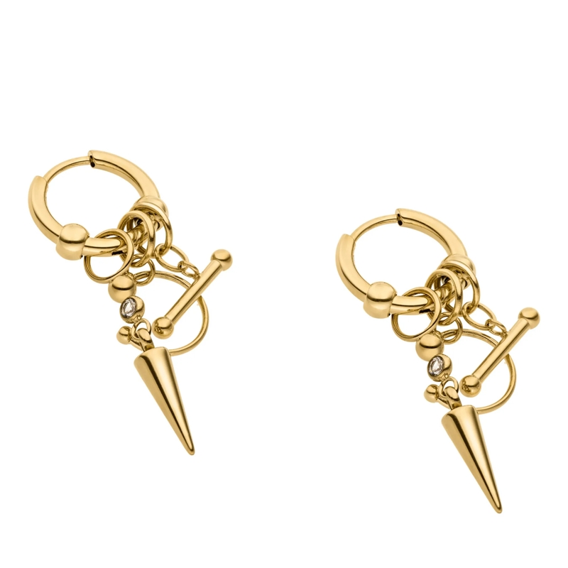 Liebeskind Berlin Ohrstecker Edelstahl Urban Chic gold(Image 4)