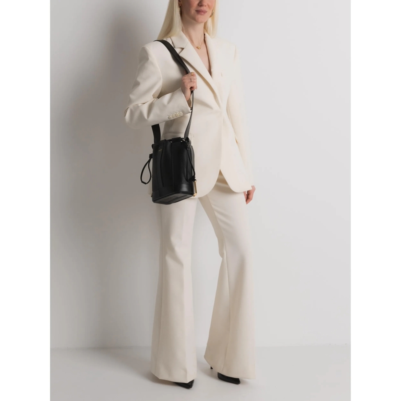 Lancel Buideltas Elles Grained Cowhide Leather - S Bucket Bag Black(Image 2)