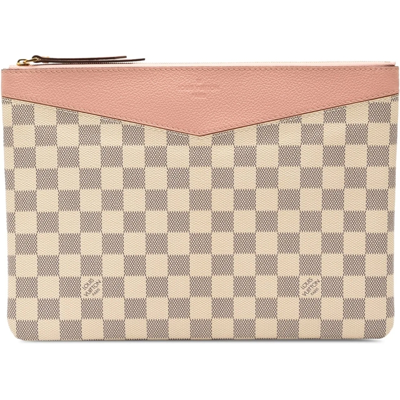 Louis Vuitton Clutch Damier Azur Daily Pouch weiß