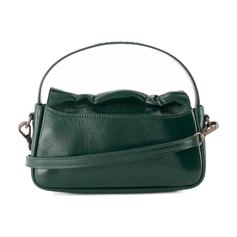 Acne Studios Hobo bags Multipocket Micro Lux Crossbody Leather Green in groen