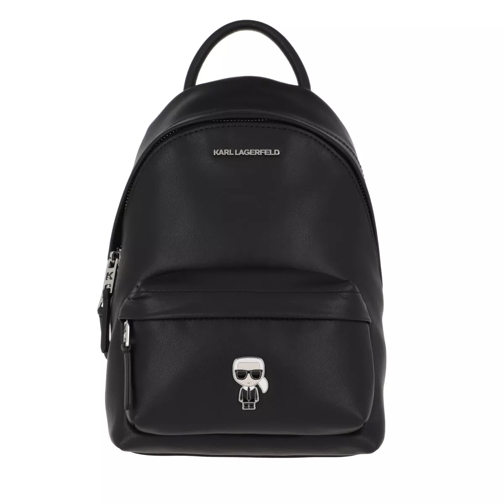 Karl Lagerfeld K/Ikonik Metal Pin Backpack  Black Zaino