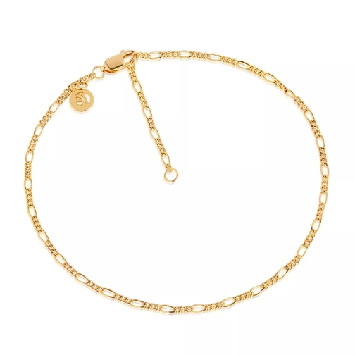Sif Jakobs Jewellery Figaro Ankle Chain Yellow Gold Braccialetti