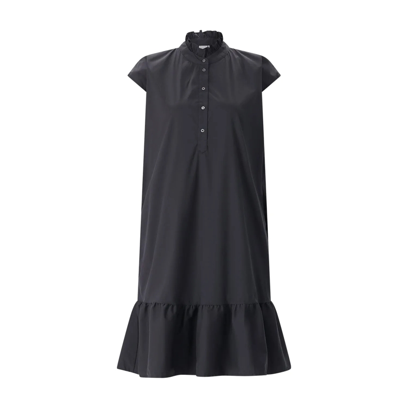 Emily can den Bergh Minikleid Midikleid aus Baumwollmix schwarz