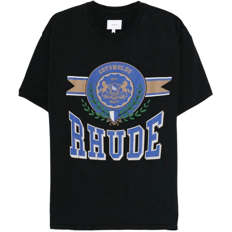Rhude T-Shirt T-Shirts And Polos Vintage Black schwarz