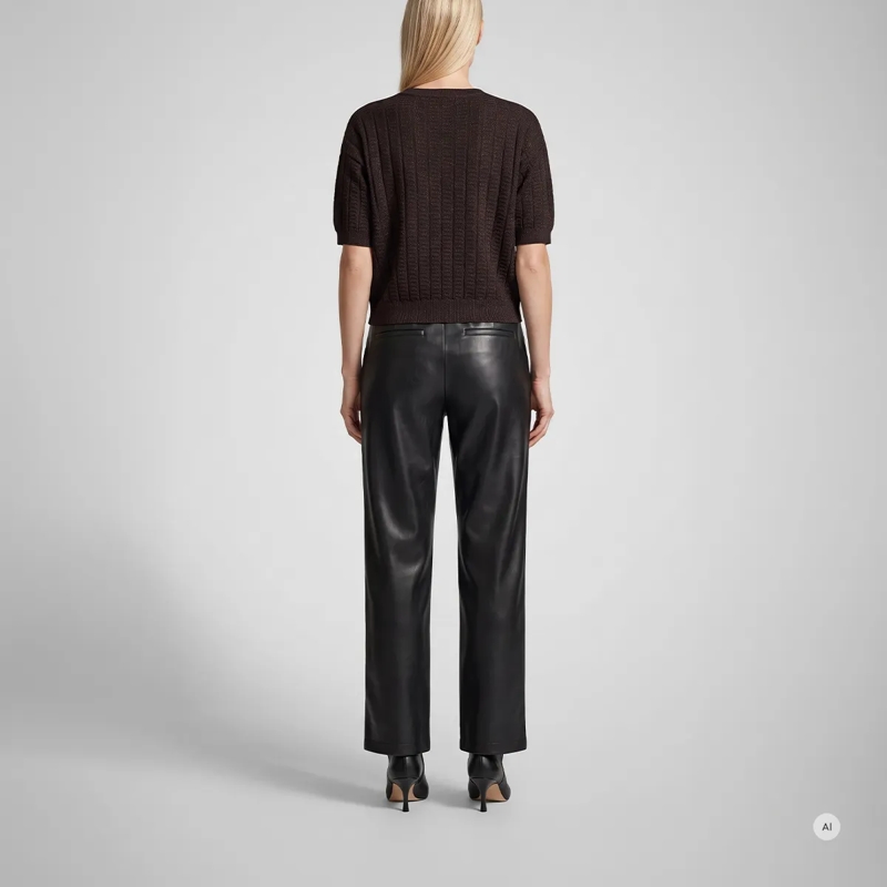Marc Aurel Stoffhose Hose- elastisches Joggerbündchen- Eingrifftasch braun(Image 4)
