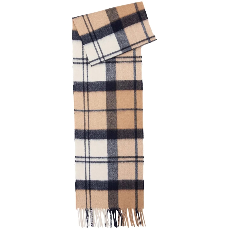 Barbour Wollschal Scarfs Hessian Navy braun
