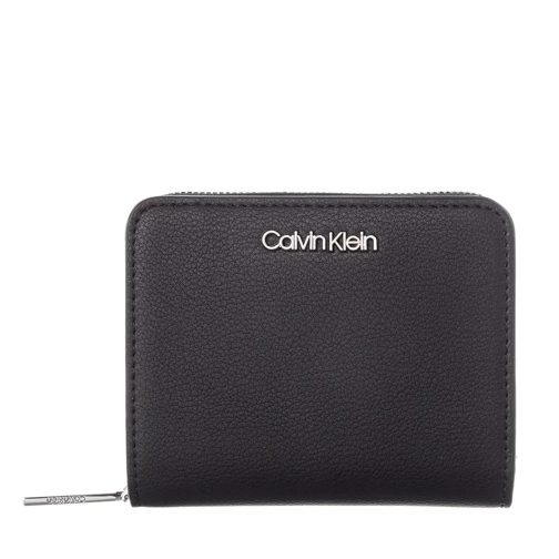 Calvin Klein Must Wallet with Flap Medium Black Portemonnaie mit Überschlag