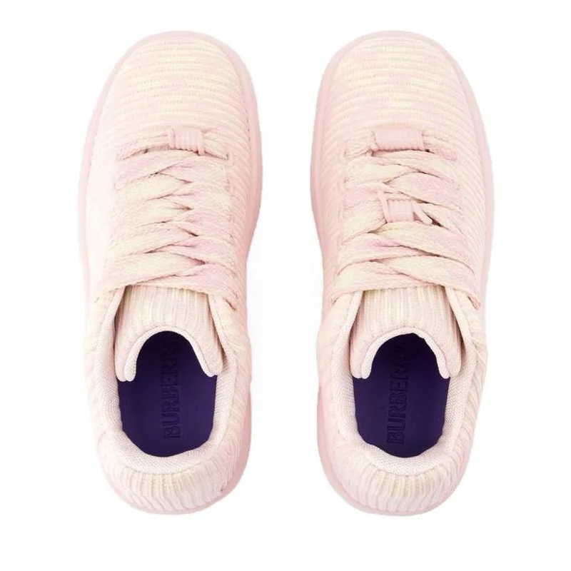 Burberry Low-Top-Sneaker Lf Box Knit Sneakers - Synthetic - Pink Neutrals(Image 7)