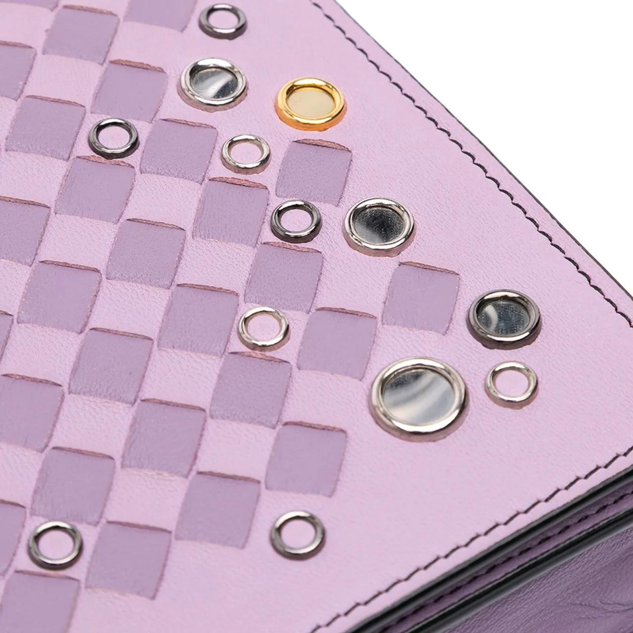 Thumbnail - Bottega Veneta Hobo Bags - Nappa Intrecciato Studded Wallet on Chain - Gr. unisize - in Orange - für Damen