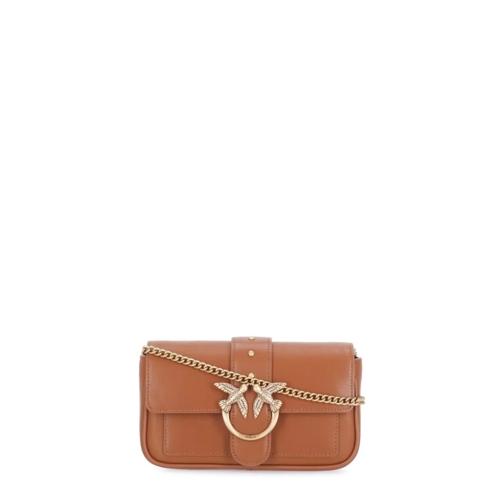 Pinko Love One Simply Bag Brown Schoudertas