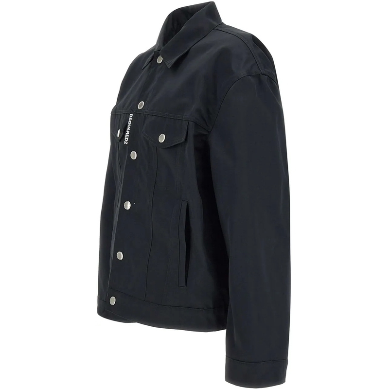 Dsquared2  Ever Jean D2' Jacket Black(Image 3)