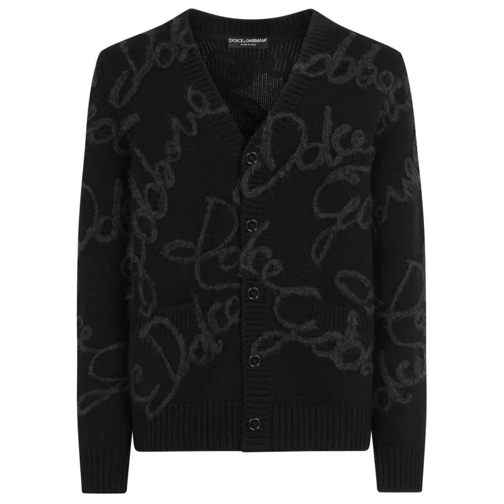 Dolce&Gabbana Wool And Cashmere Cardigan Black 
