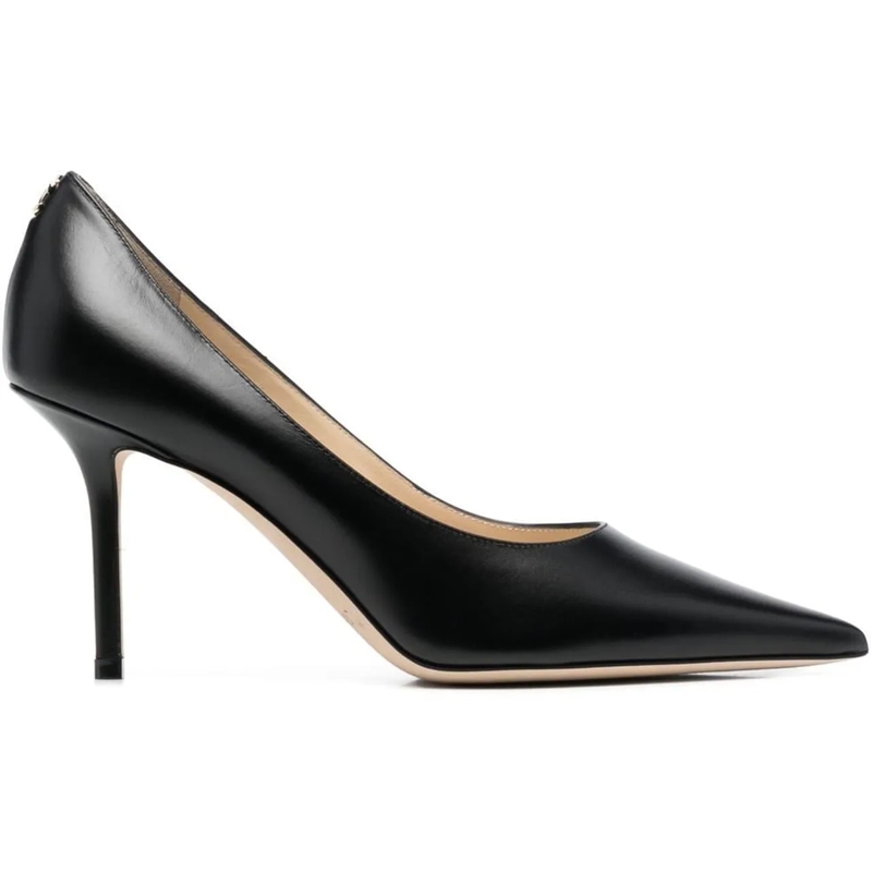 Jimmy Choo Pumps Pointed Toe Pumps With Mid-Height Stiletto Black