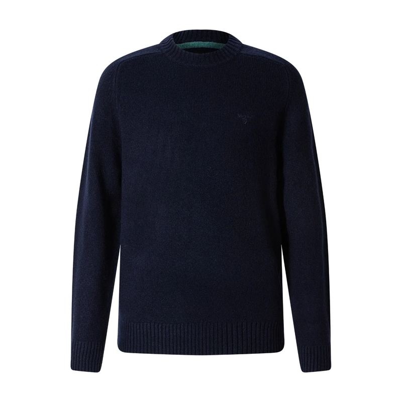 Barbour Pull Pullover Newtown aus Wolle dunkelblau