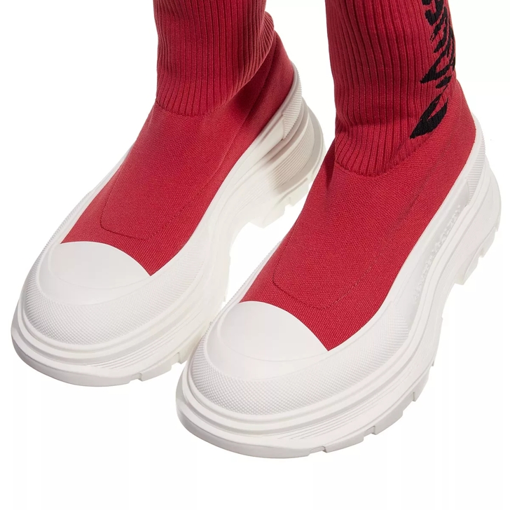 Alexander mcqueen all red sneakers online