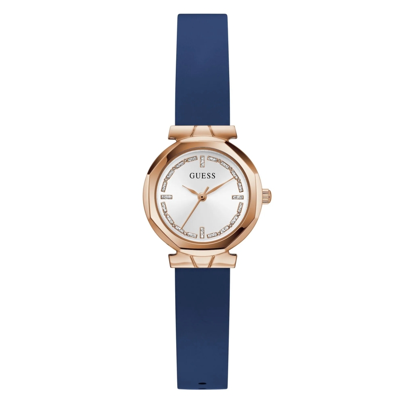 Guess Quarzuhr Quarz-Analoguhr Mini Rumour blau