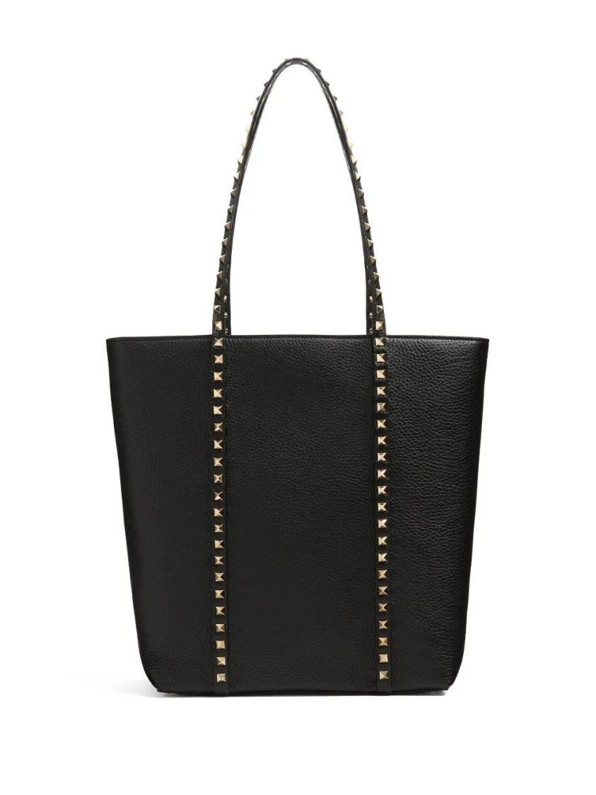 Valentino Garavani Shoppers & Totes Rockstud Tote Bag in zwart