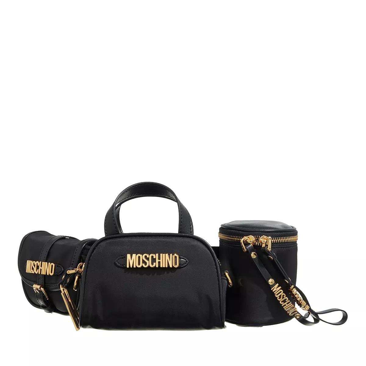 Moschino Crossbody Bags - Multipockets Shoulder Bag - Gr. unisize - in Schwarz - für Damen