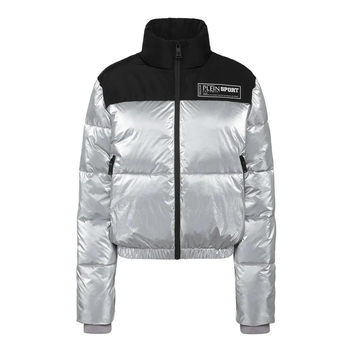 Thumbnail - Plein Sport - Bomberjacke - Größe XXL - silberfarben