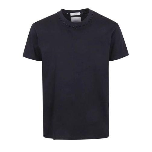 Valentino T-Shirts Pure Cotton T-Shirt Blue