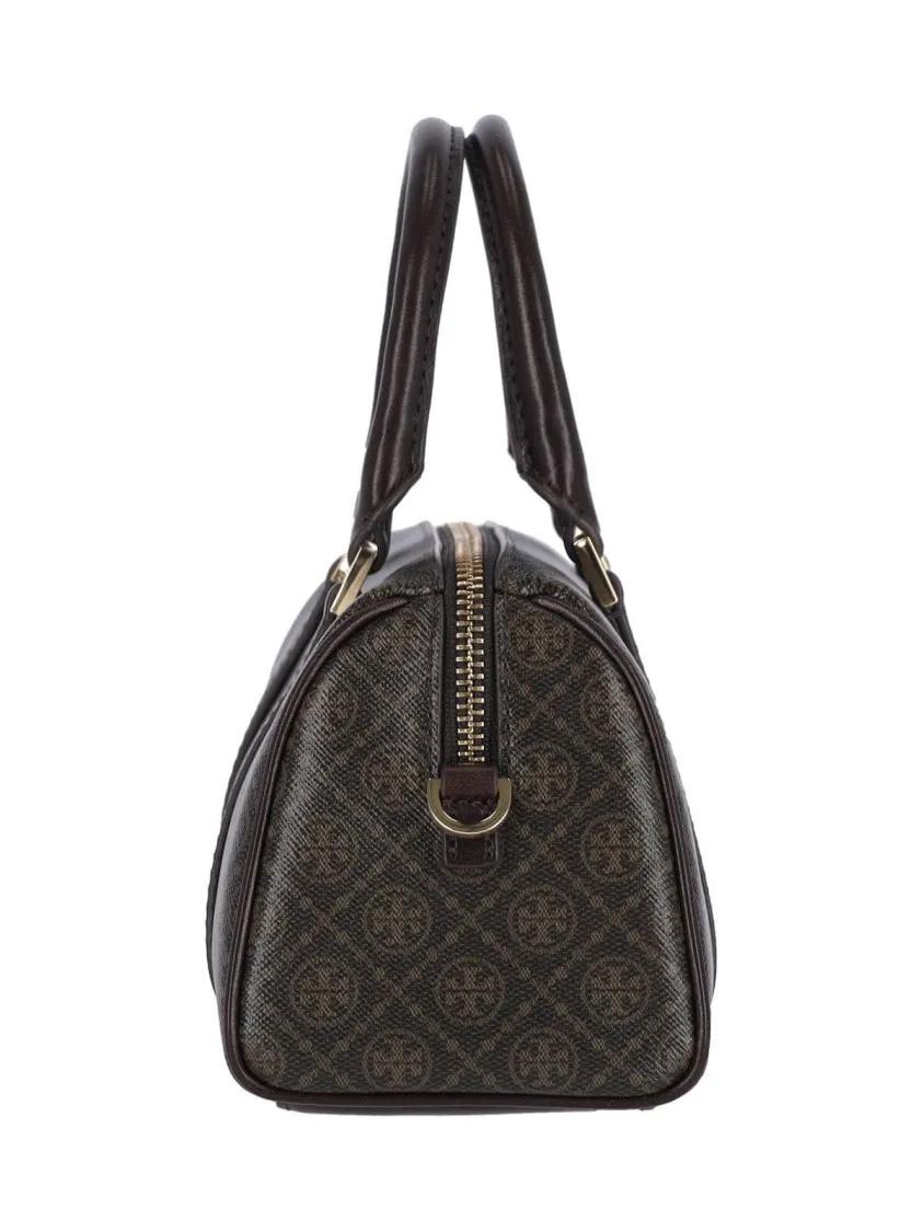 Thumbnail - Tory Burch Hobo Bags - Mini Shoulder Bag "Barrel T Monogram" – Brown - Gr. unisize - in Braun - für Damen