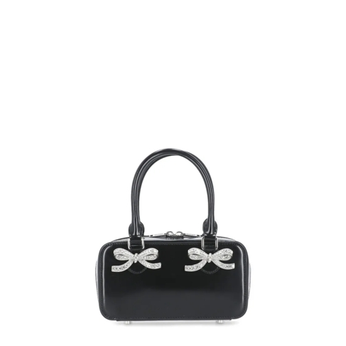 Self Portrait Crossbodytas Leather Mini Hand Bag Black