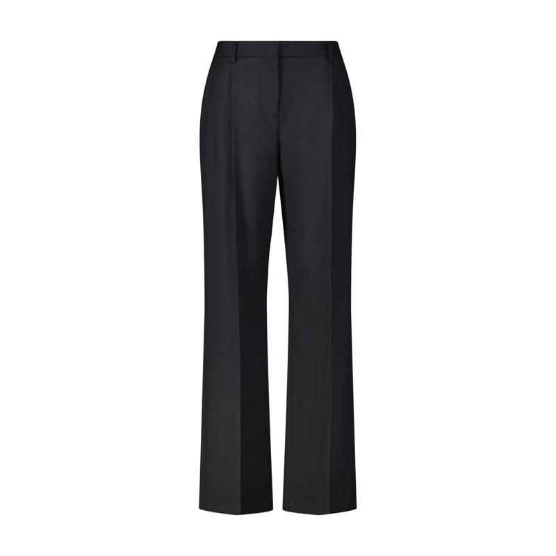 Lardini  Straight-Fit Stoffhose schwarz