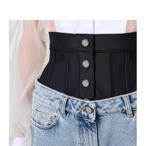 Elisabetta Franchi Jeans Light Blue Jeans With Korset Blue (Image 5)