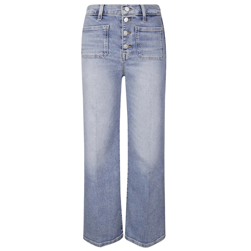 Seven for all Mankind Jeans Ultra High Rise Cropped Jeans Blue