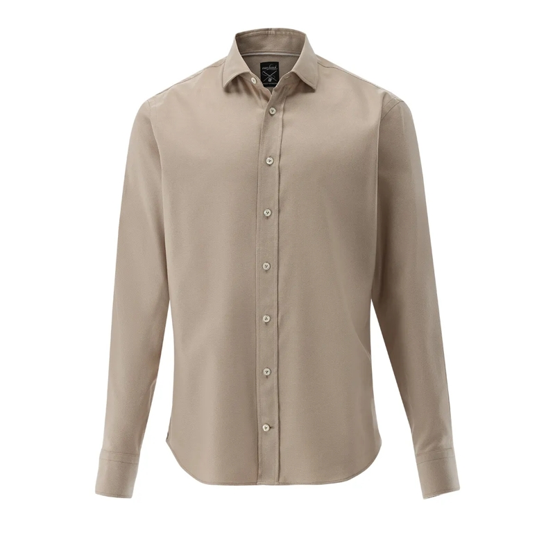 VAN LAACK Hemd Hemd Slim Fit Dessiniert braun
