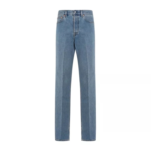 Gucci  Straight-Leg Denim Pants Blue