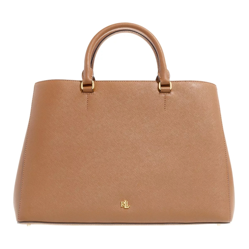 Lauren Ralph Lauren Satchel Hanna 37-Satchel-Large Lauren Tan