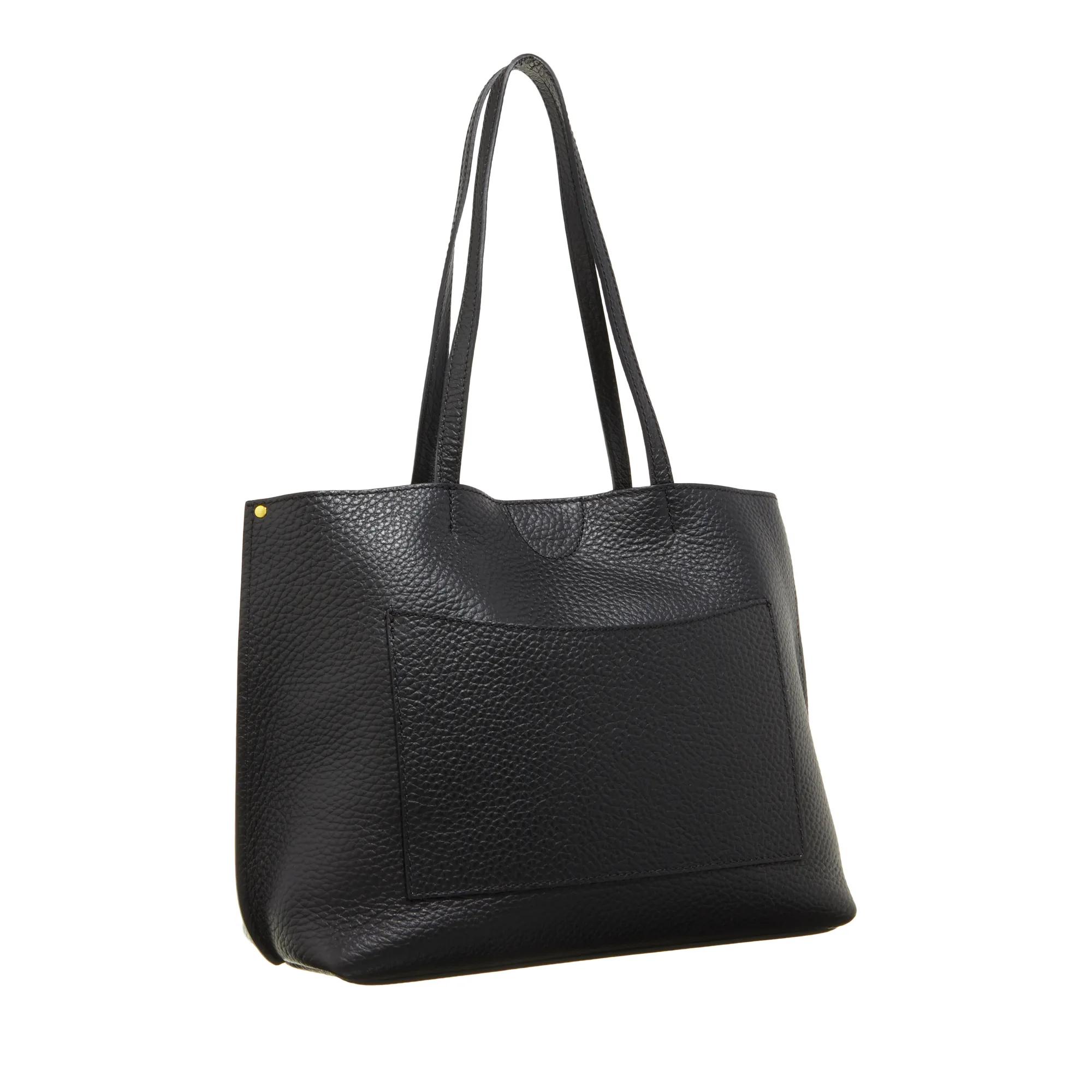 Gianni Chiarini Egle Zwarte Leren Handtas Aw24 Black Dames