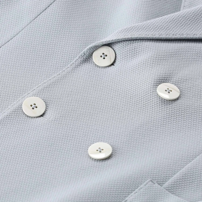 CIRCOLO 1901 Übergangsmantel Langer Blazer blau(Image 3)