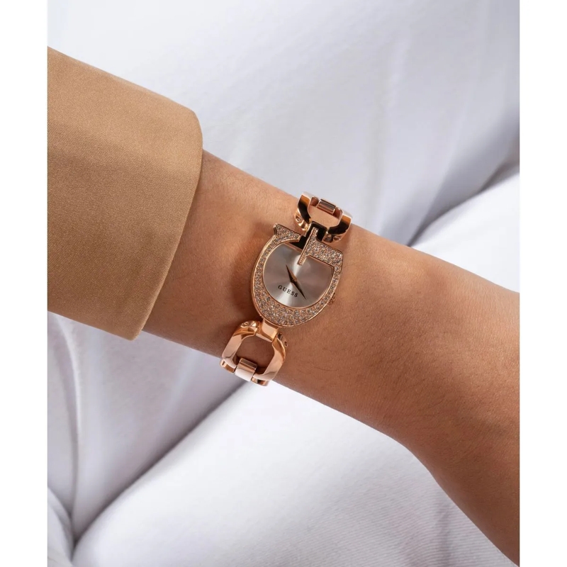 Guess Quarzuhr Quarz-Analoguhr Gia rosa(Image 4)