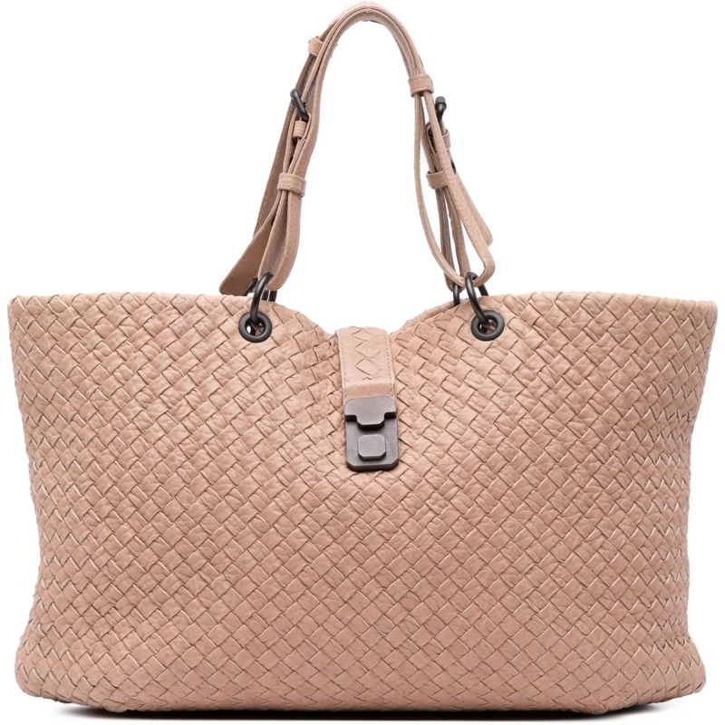 Bottega Veneta Shopper Large Nappa Intrecciato Capri Tote braun