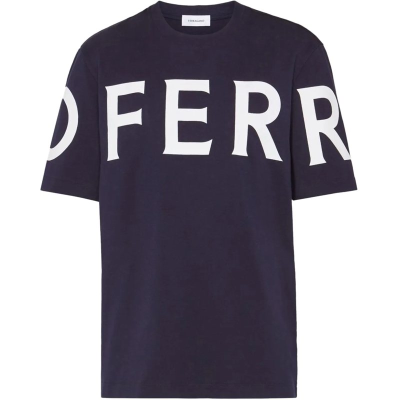 Salvatore Ferragamo T-Shirt T-Shirts And Polos Blue blau