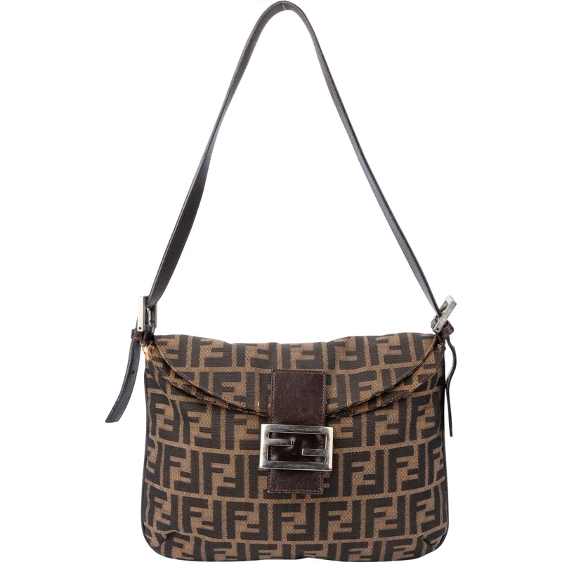 Fendi Schultertasche Fendi FF Monogram Baguette Shoulder Bag mehrfarbig