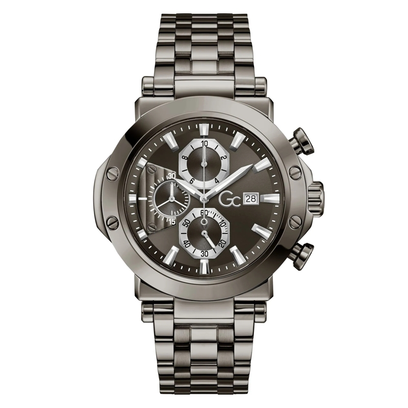 GC Quarzuhr Quarz-Analoguhr Gc Technoforce grau