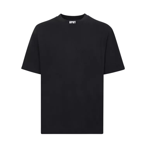 Heron Preston Black Embroidered Logo T-Shirt Black T-Shirts
