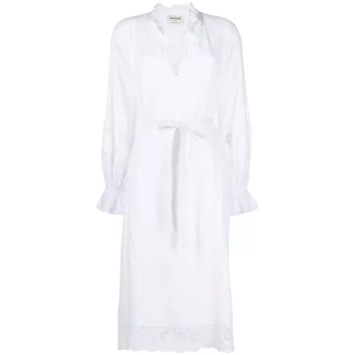 Zadig & Voltaire Rada Lace-Trimmed Midi Dress White 
