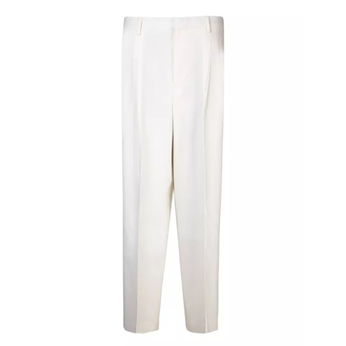 AMI Paris Wool Trousers White Kostuum Broek