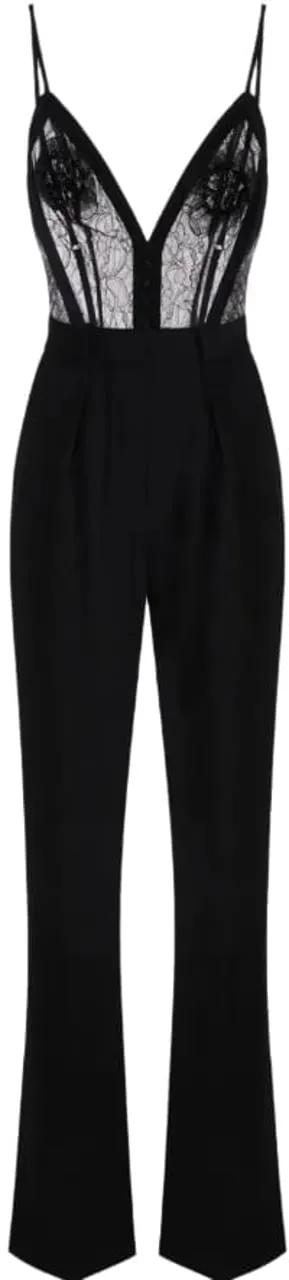 Thumbnail - Elisabetta Franchi - Trousers Black - Größe 40 - schwarz