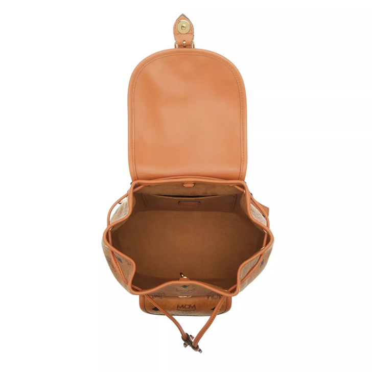 MCM Aren Backpack Mini Cognac Backpack